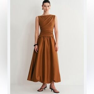 Fabrique Women’s Cindy Bubble Dress Size XL Silk Merino Wool Celine Petit NWT